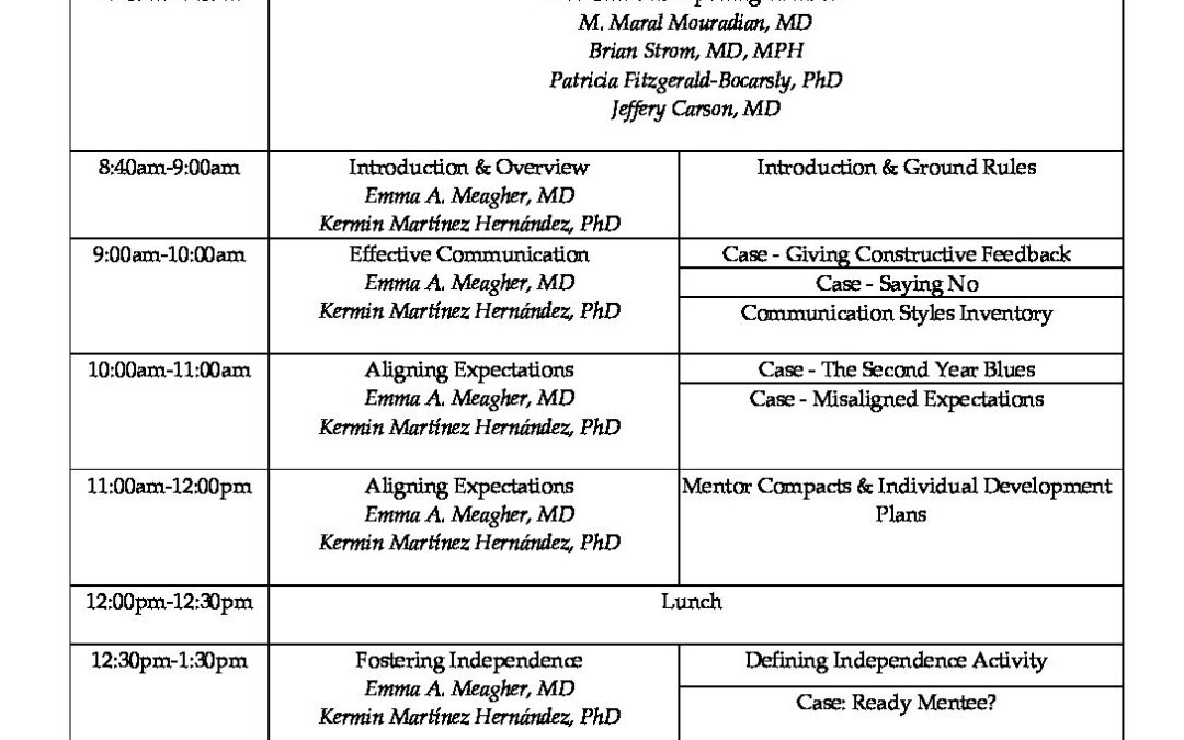 faculty-mentor-training