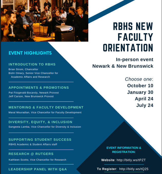 new faculty registration